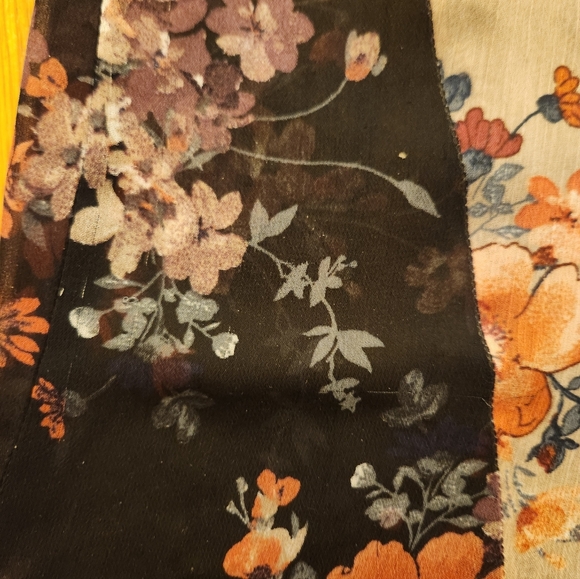 Floral Button Down Shirt in Cream and Brown - Picture 7 of 13